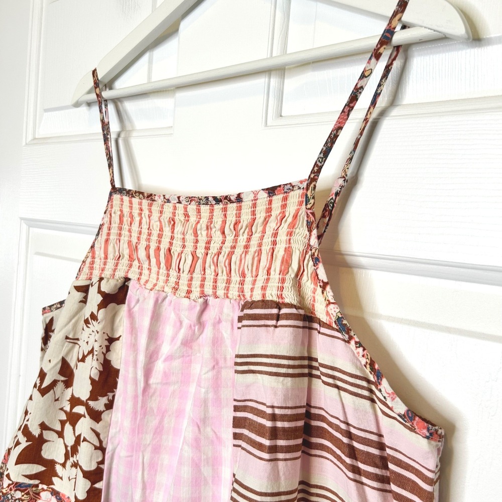 Universal Thread Pink Patchwork Floral Cotton Max… - image 3